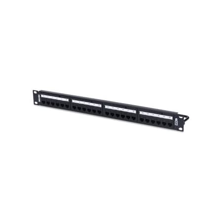 Belden 24-PORT PATCH PANEL, 1U, 10GX, LOADED, BLACK, REVCONNECT RVAPPF1U24BK